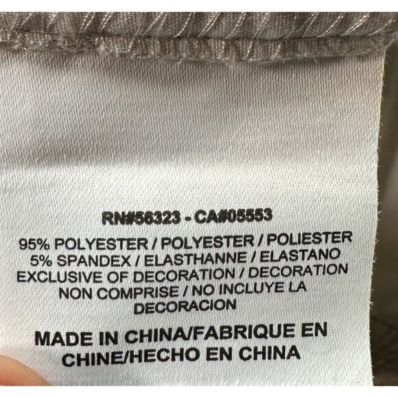 Nike Golf Men's Plaid Grey White Shorts Dri-Fit Flat Front SZ 42 Drifit - Picture 8 of 8